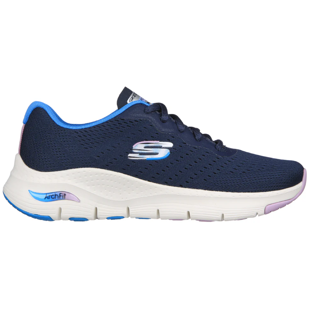 Skechers Arch Fit Infinity Cool Navy Mint Trainers