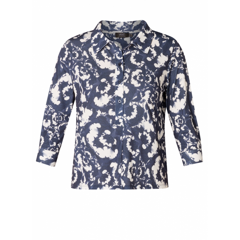 Yest Femme Deep Blue Multi Top