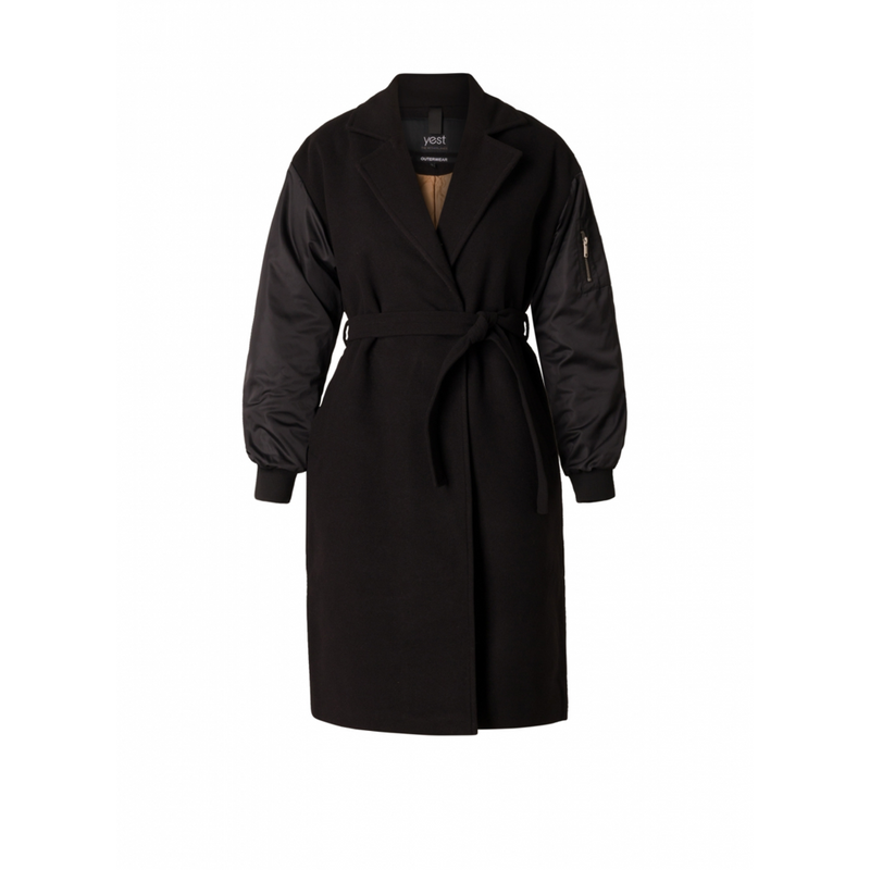 Yest Nudar Black Long Coat