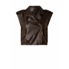 Yest Nea Chocolate Ganache Cropped Gilet