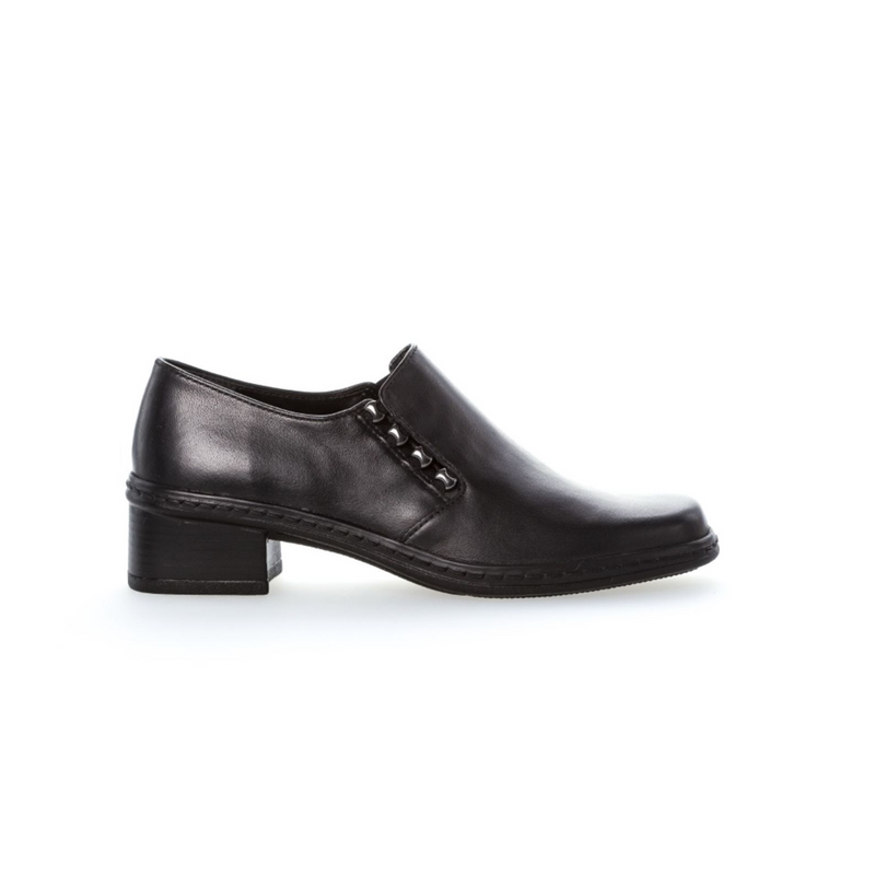 Gabor Hertha Black Leather Shoes