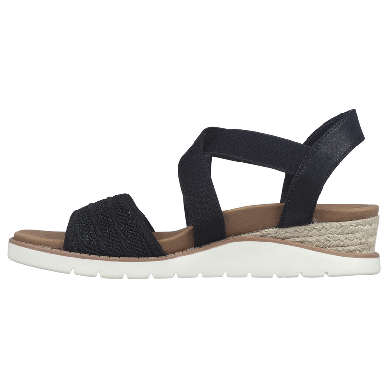 Skechers Arch Fit Beach Kiss-Boho Beyond Black Sandals