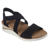 Skechers Arch Fit Beach Kiss-Boho Beyond Black Sandals