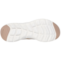 Skechers Flex Appeal 5.0 – Luxe Glow Natural/Gold Trainers