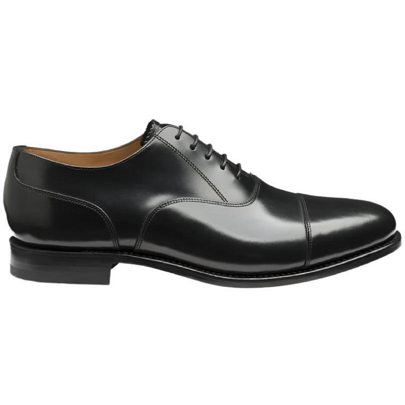 Loake 200B Black Polished Leather Oxford Shoes