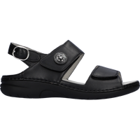 Waldlaufer Gunna (Flower) Black Sandals