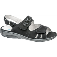 Waldlaufer Garda Black Sandals