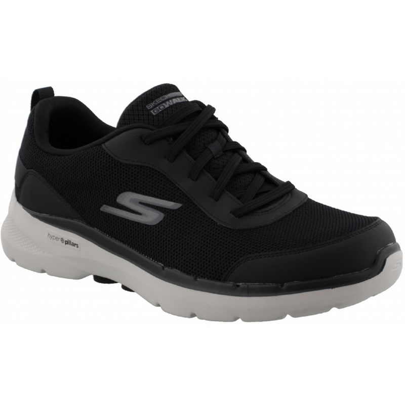 Skechers Go Walk 6-Bold Knight Black/White Trainers