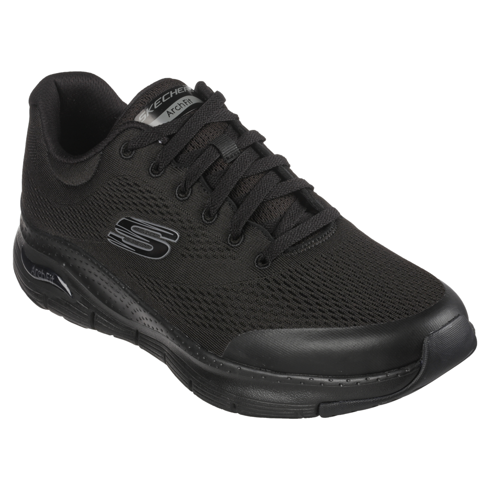 Skechers Arch Fit Black Trainers