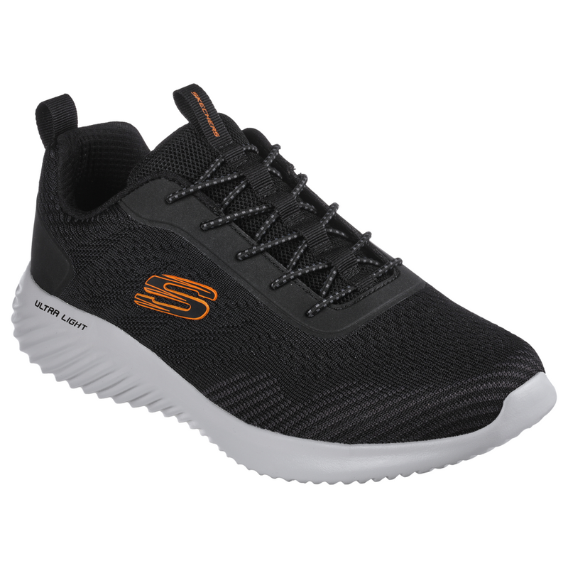 Skechers Bounder-Intread Black Trainers