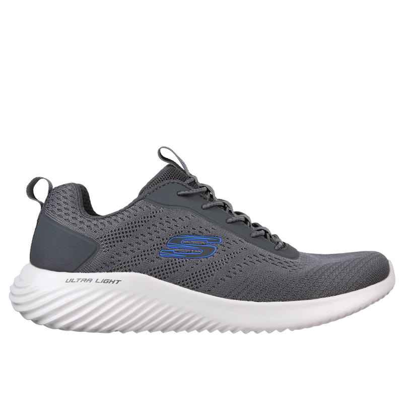 Skechers Bounder-Intread Charcoal Trainers