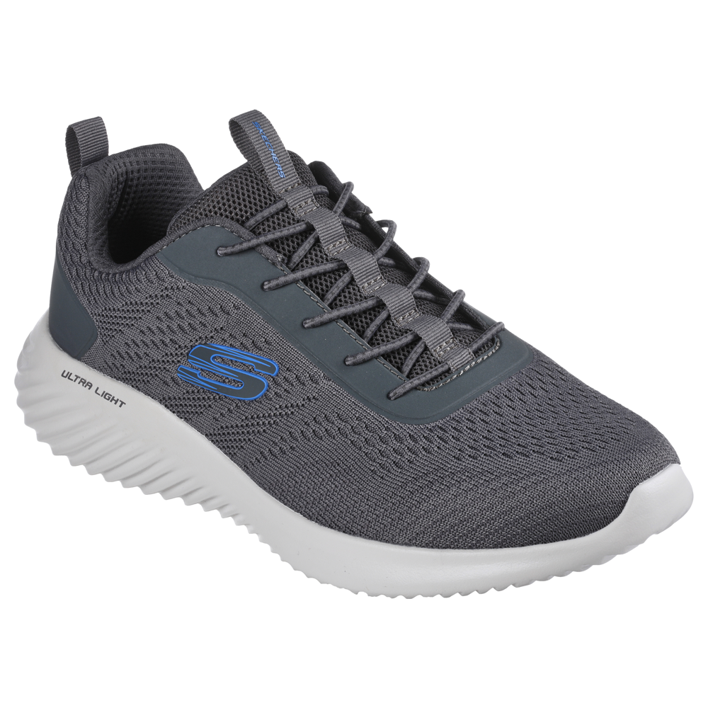 Skechers Bounder-Intread Charcoal Trainers