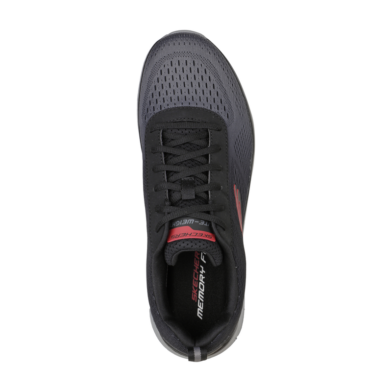 Skechers Track-Ripkent Black Charcoal Trainers