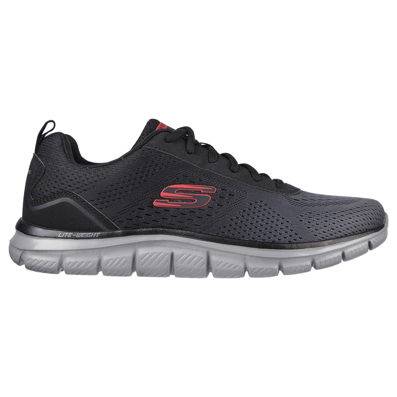 Skechers Track-Ripkent Black Charcoal Trainers