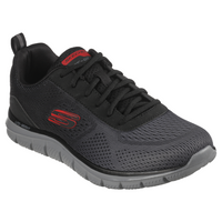 Skechers Track-Ripkent Black Charcoal Trainers