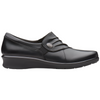 Clarks Hope Roxanne Black Leather Shoes