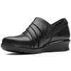 Clarks Hope Roxanne Black Leather Shoes