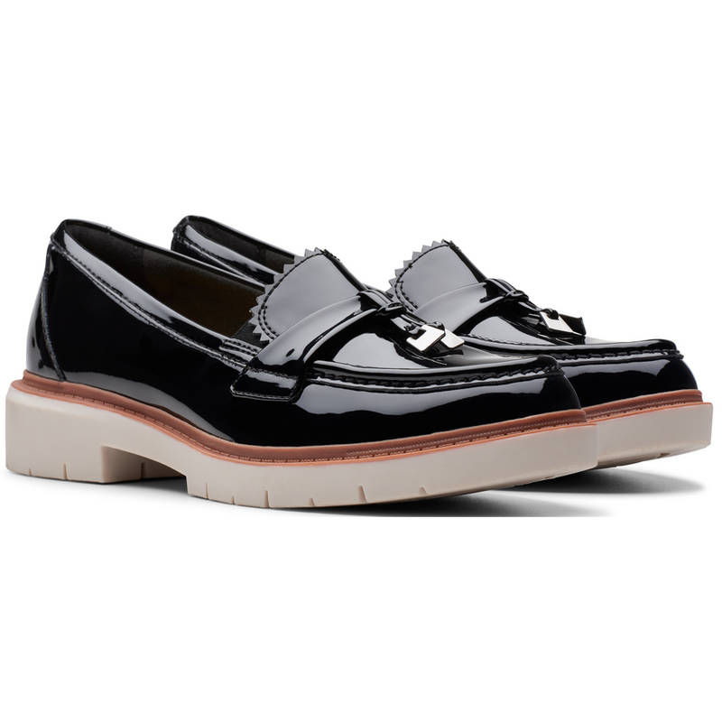 Clarks Westlynn Bella Black Patent Shoes