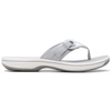 Clarks Brinkley Reyna Silver Sandals