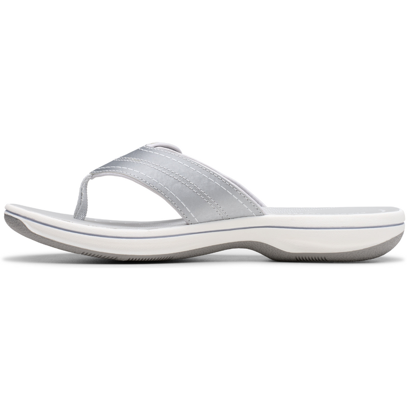 Clarks Brinkley Reyna Silver Sandals
