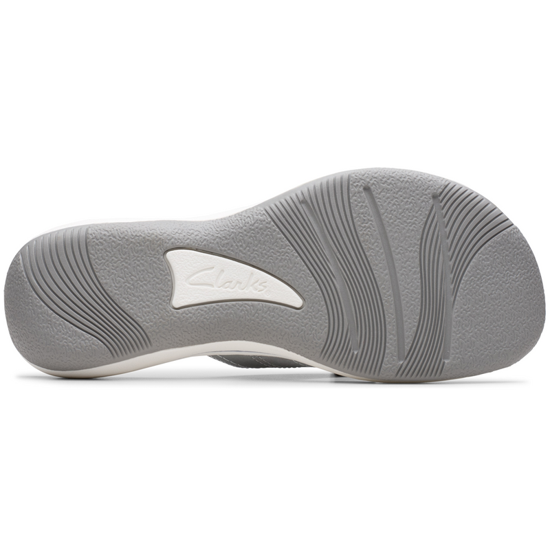 Clarks Brinkley Reyna Silver Sandals