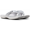 Clarks Brinkley Reyna Silver Sandals