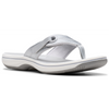 Clarks Brinkley Reyna Silver Sandals