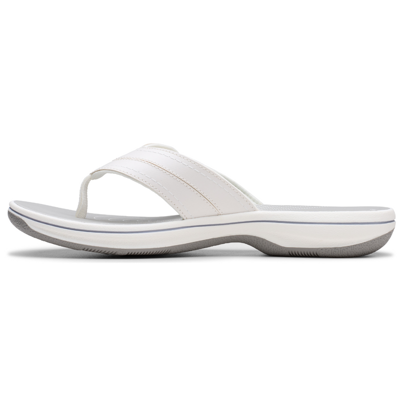 Clarks Brinkley Reyna White Sandals