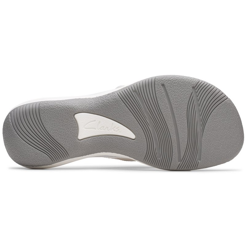 Clarks Brinkley Reyna White Sandals