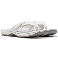 Clarks Brinkley Reyna White Sandals