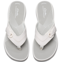 Clarks Brinkley Reyna White Sandals