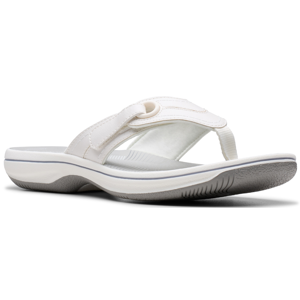 Clarks Brinkley Reyna White Sandals