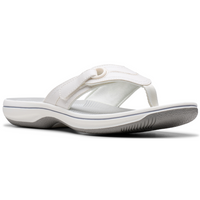 Clarks Brinkley Reyna White Sandals