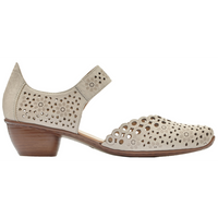 Rieker 43753-60 (Scallop) Crema Shoes