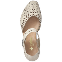 Rieker 43753-60 (Scallop) Crema Shoes