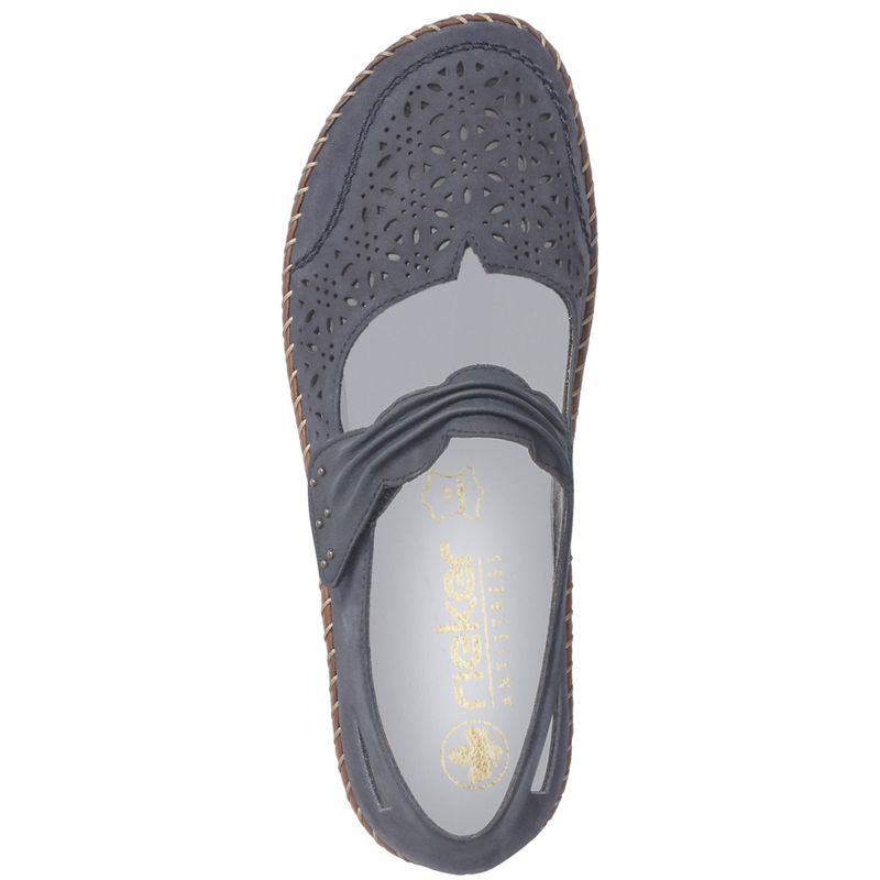 Rieker 44896-14 (Crawley) Pazifik Shoes