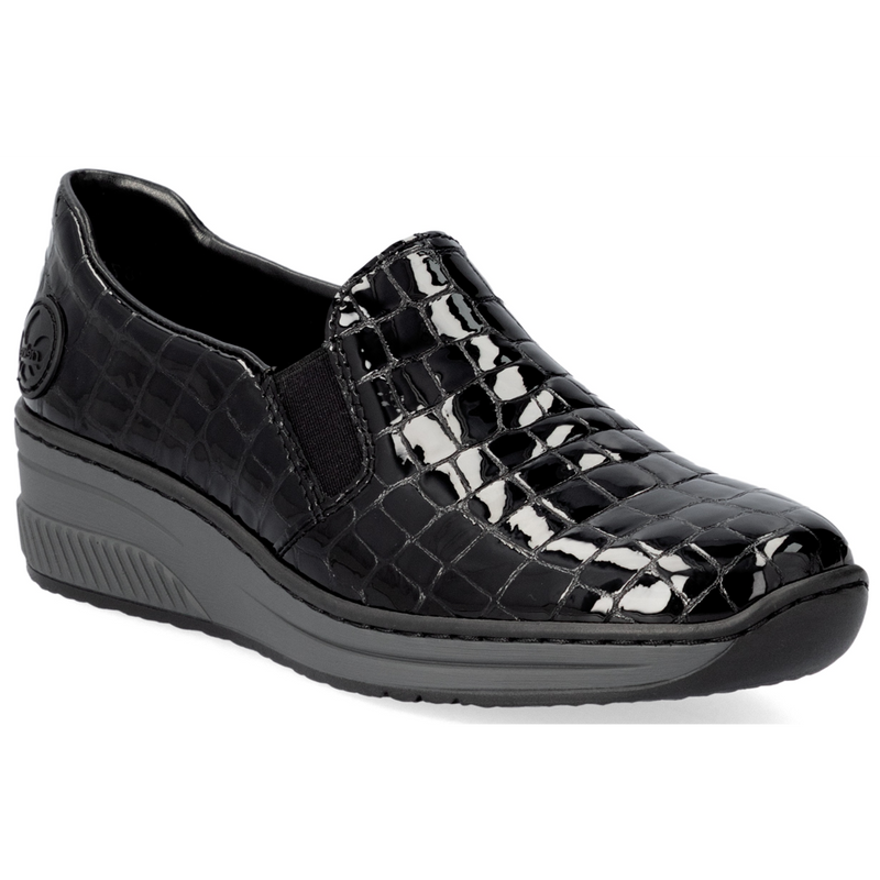 Rieker 48752-00 (Wonderful) Black Shoes