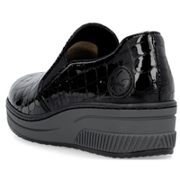 Rieker 48752-00 (Wonderful) Black Shoes