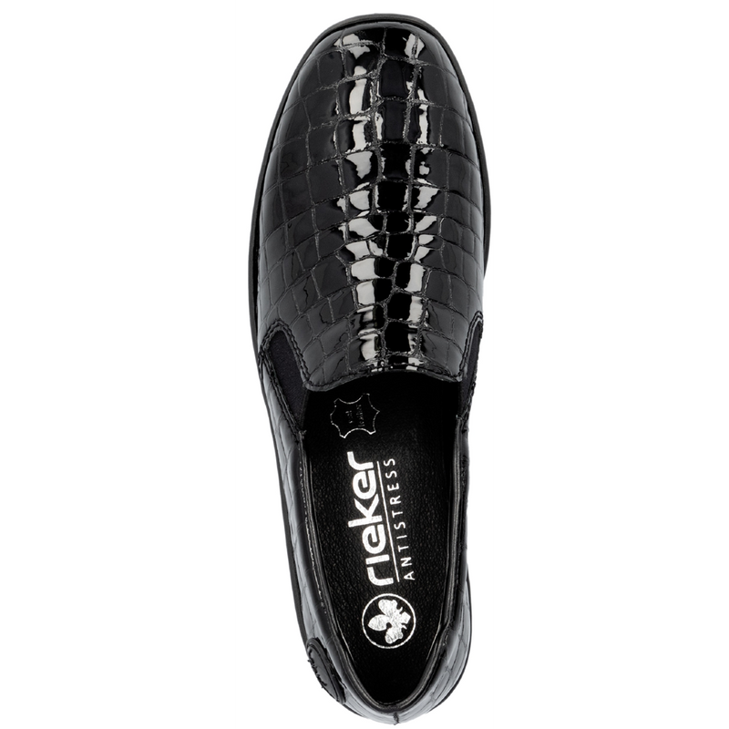 Rieker 48752-00 (Wonderful) Black Shoes