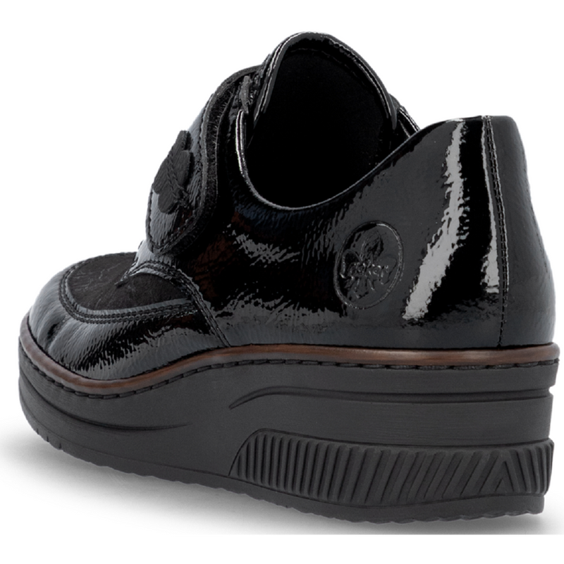 Rieker 487C0-00 (Wally) Black Shoes