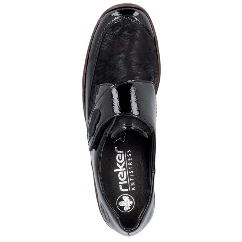 Rieker 487C0-00 (Wally) Black Shoes