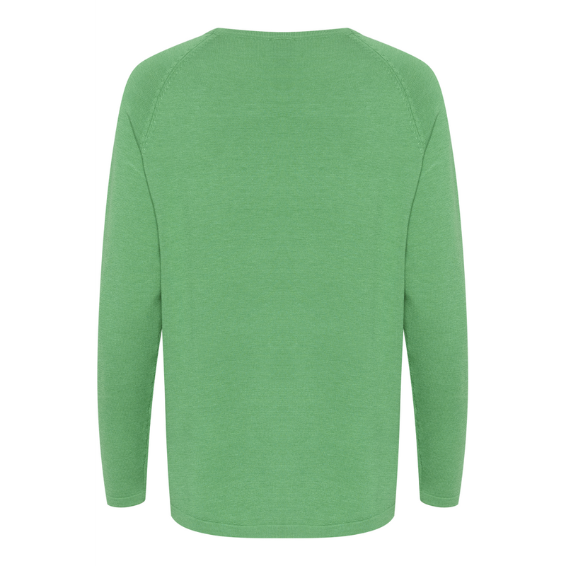 Culture CUannemarie Holly Green Solid Jumper