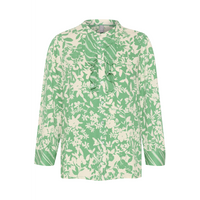 Culture CUmay Green Flower Mix Shirt