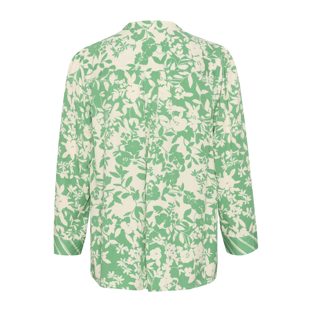 Culture CUmay Green Flower Mix Shirt