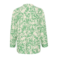 Culture CUmay Green Flower Mix Shirt