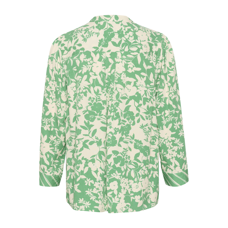 Culture CUmay Green Flower Mix Shirt