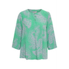 Culture CUpolly Green/Pink Paisley Blouse