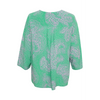 Culture CUpolly Green/Pink Paisley Blouse