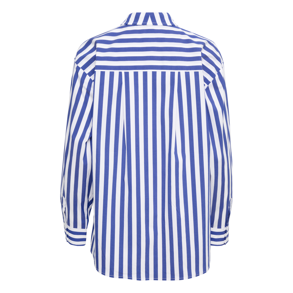 Culture CUregina Blue/White Stripe LS Shirt