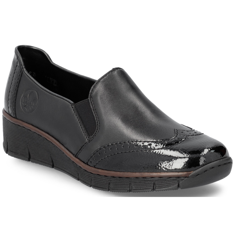 Rieker 53776-00 (Wand) Black Shoes